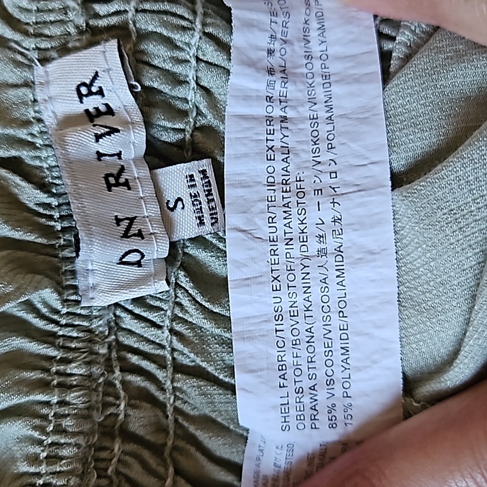 Anthropologie Moon River Layered Midi Sundress Smocked Short Sleeves Size Small - Picture 17 of 17